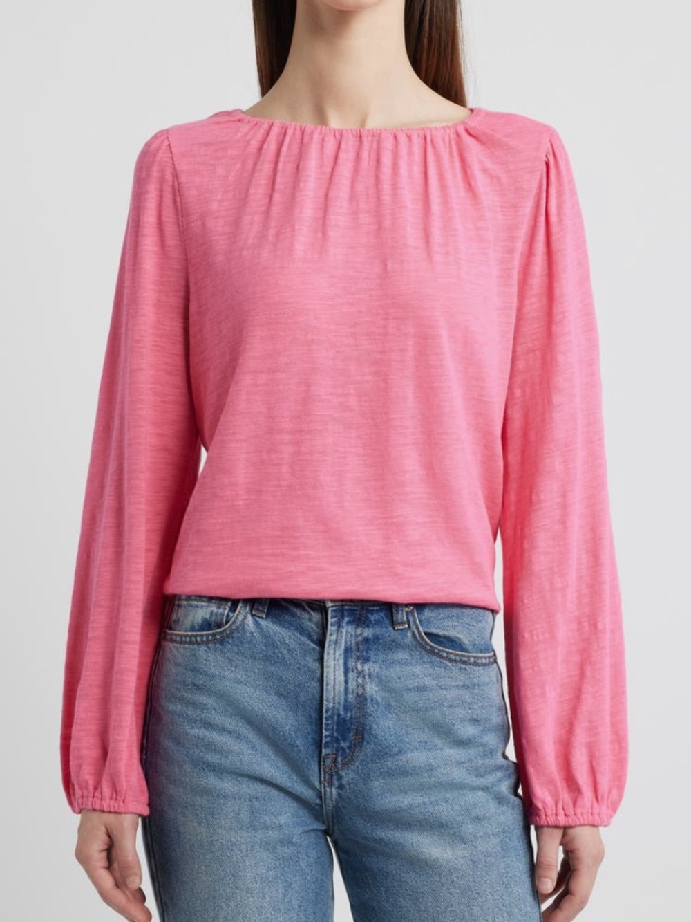 Caslon peasant blouse size Large